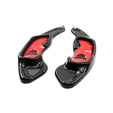 1 set Pure Real Carbon Fiber Steering Wheel Paddle DSG Shifter for Scion FRS Toyota GT86 Subaru Forester 2013 and up