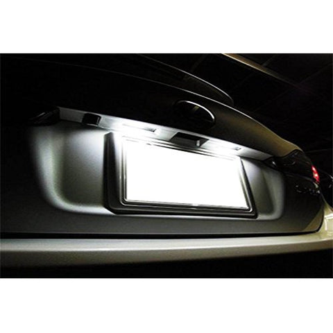 HID White OEM Replace LED License Plate Lamps For Lexus IS300 GS300 GS400 GS430 ES300 ES330 RX330 RX350 Toyota Prius, etc