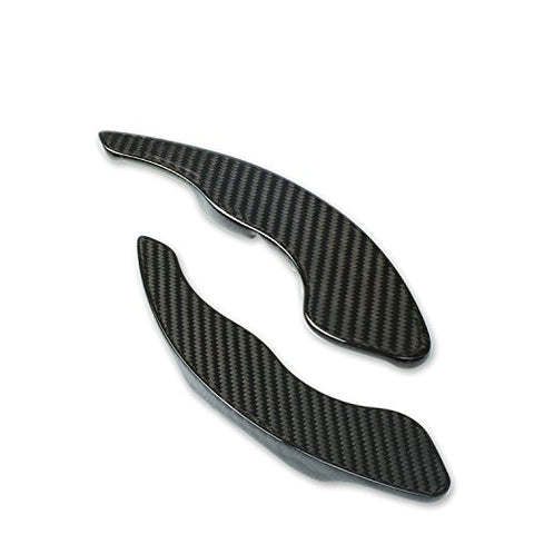 1 set Pure Real Carbon Fiber Steering Wheel Paddle DSG Shifter for Scion FRS Toyota GT86 Subaru Forester 2013 and up