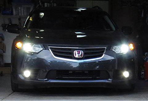 Fog Light Lamp Replacement with H11 Halogen Bulb Fit Driver/Passenger Side For Acura Honda Ford Nissan Subaru Suzuki, etc