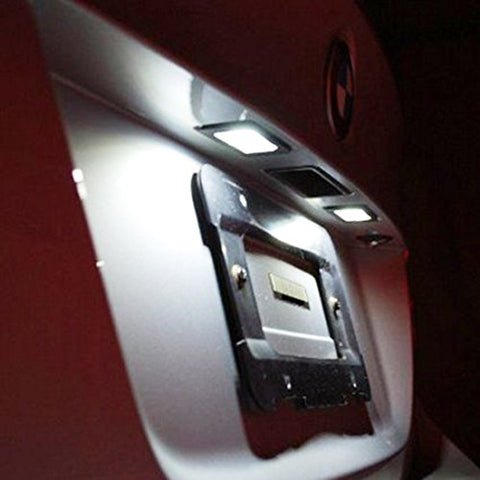 2x Error Free White LED License Plate Lights Lamp For BMW 1 6 Series Z4 MINI