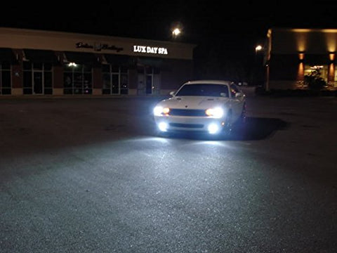 (2) Super Bright White High Power 80W CREE 5202 H16 LED Bulbs Daytime Running DRL Fog Lights Bulbs Lamps Replacement For Chevorlet GMC Dodge Chrysler Jeep