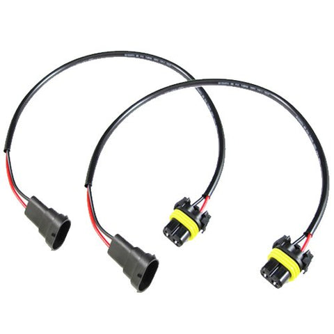 H11 H8 H9 Pigtail Wire Wiring Harness Adapter for HID Ballast to Stock Socket