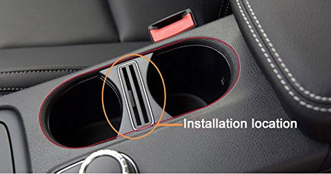 Real Carbon Fiber Interior Trim Stickers For Mercedes Benz 2013-2017 CLA GLA