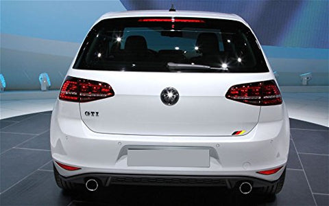 2x Nation Flag Emblem Chrome Badge Stickers for Car Side Door Fender