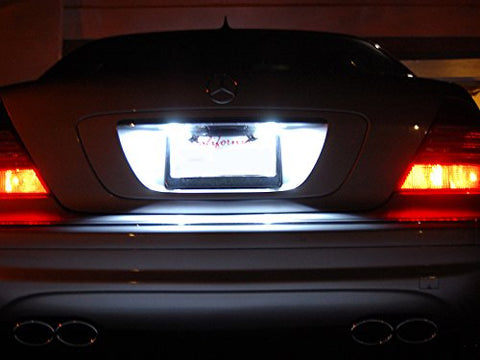 2x Error Free Canbus LED License Plate Lights Mercedes W211 W219