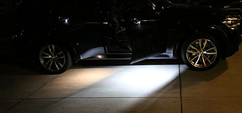 2 x Xenon White BMW LED Step Courtesy Door Light Lamps For 1 3 5 7 Series X3 X5 X6