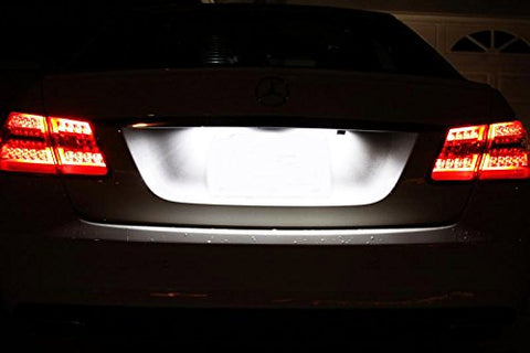 2x Error Free Canbus LED License Plate Lights Mercedes W211 W219