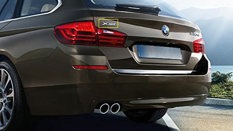 1x Red/Black X Drive Car Trunk Lid Fender Body Emblem Sticker For BMW X1 X3 X5 X6 (Black/Red)