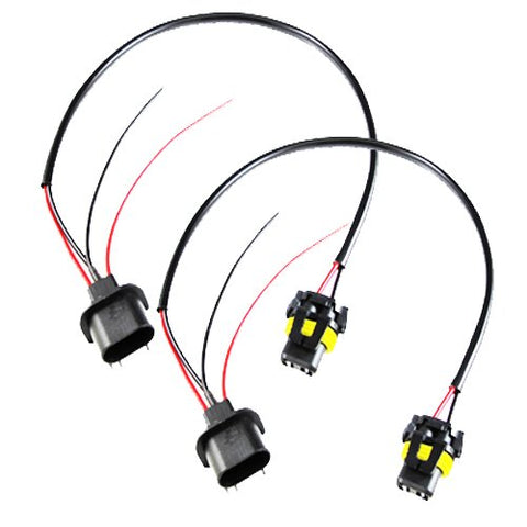 1 Pair 9006 To H13 Conversion Wires Adapters For Headlight Retrofit or HID Kit
