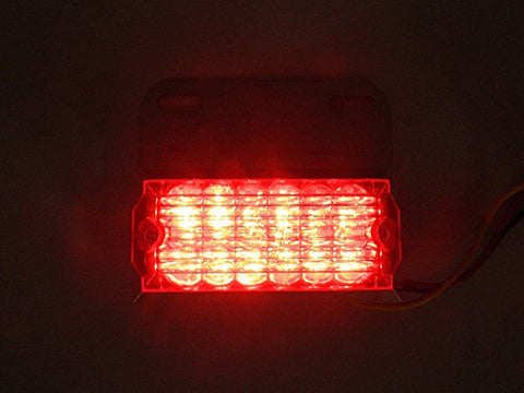 2x Universal 12V 24V Lamp 12-LED Truck UTE SUV Lorry Side Marker Light