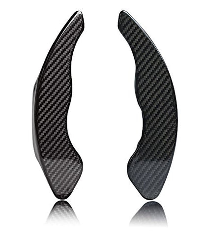 1 set Pure Real Carbon Fiber Steering Wheel Paddle DSG Shifter for Scion FRS Toyota GT86 Subaru Forester 2013 and up