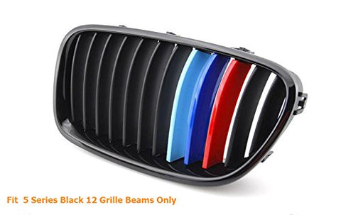 1 set BMW M-Colored Kidney Grille Insert Trim TRI Color M Sport Strips Strips For BMW