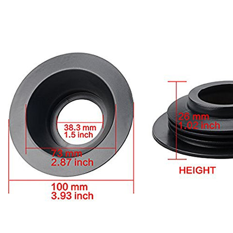 Rubber Housing Dust Seal Caps HID LED Light Aftermarket Headlamp Retrofit