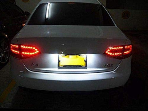 Super White Error Free LED License Plate Lights For Audi B8 A4 A5 S4 S5 Q5 TT