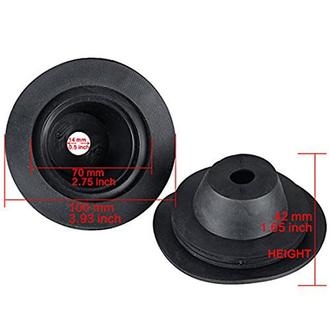 Rubber Housing Dust Seal Caps HID LED Light Aftermarket Headlamp Retrofit