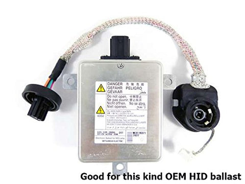 2x 9005/9006 Adapters For Acura Honda Mitsubishi Mazda OEM HID Ballast Power Cord Wires