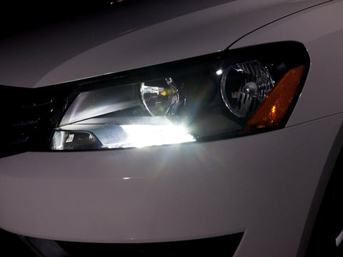 LED Headlight Kit H8 H9 H11 COB LED 6000LM 6000K White for High Low Beam Fog Bulb Headlight