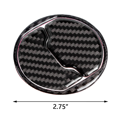 9Pcs Carbon Fiber Dashboard AC Air Outlet Overlay Trim For Ford Mustang 2015-up