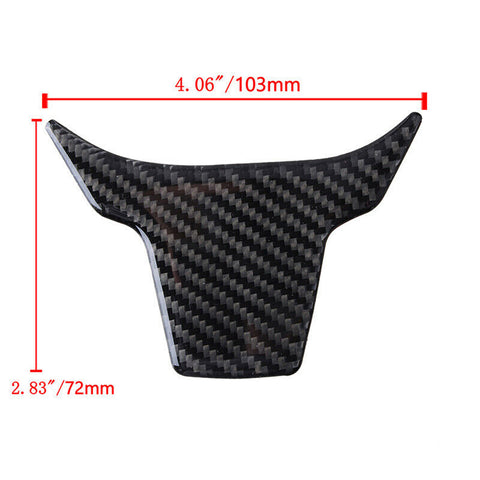 Carbon Fiber Pattern Steering Wheel Lip Frame Cover For Honda Civic 2016-2021,CRV 2017-2022