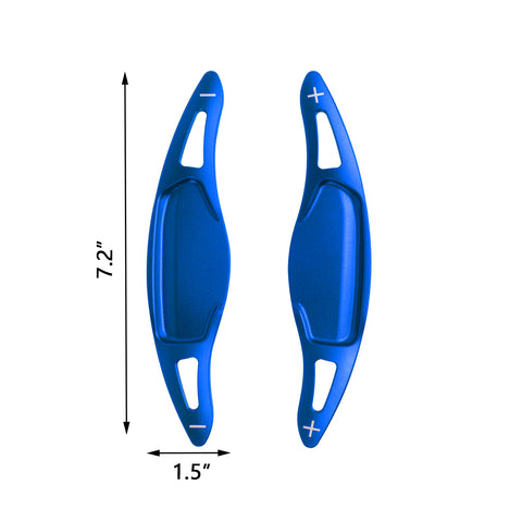 Blue Alloy Add-on Steering Wheel Paddle Shift Extension For Kia Stinger 2018-up