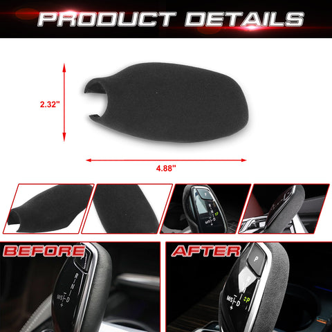 For BMW 5 7 series G32 X3 X4 2017+ Alcantara Suede Leather Gear Shift Knob Cover
