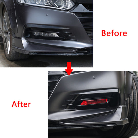 Xotic Tech Self Adhesive Front Fog Light DRL Tint Vinyl Film, Precut Fog Lamp Light Transmission Stickers Overlay Decal Exterior Decoration Compatible with Honda Accord 10th 2018 2019 2020