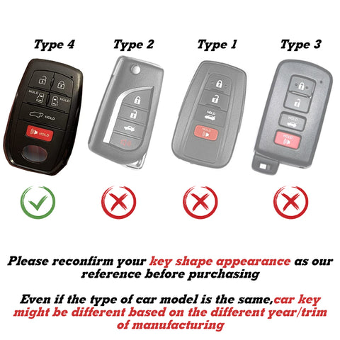 Silver TPU Full Protect Remote Key Fob Cover For Toyota Land Cruiser 2018-2022