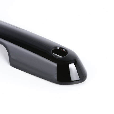 Side Door Handle Cover Trim w/ Keyless Hole Compatible with Toyota Rav4 2019-2024 Highlander 2020-up, Gloss Black (4pcs)