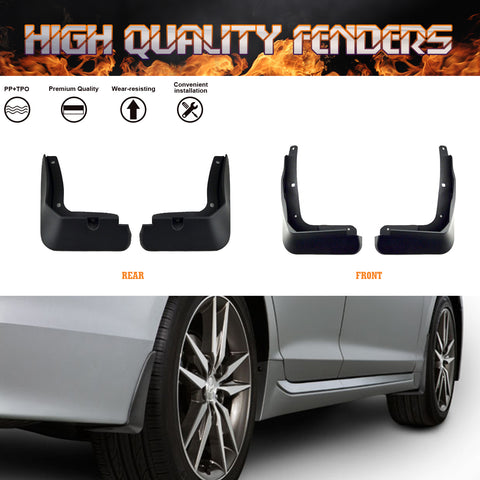 Front Rear Mud Flaps Splash Guards Dirty Protection For Hyundai Sonata 2018-2019