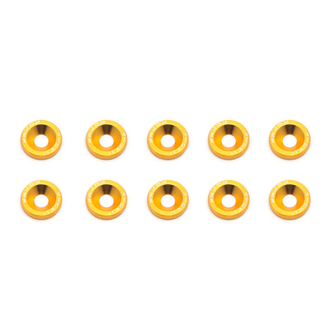 Blue / Black / Red / Gold / Purple / Silver Fender Bumper Washer Bolt, CNC Finishing Washer Engine Bay Screw Dress Up Fastener Kit