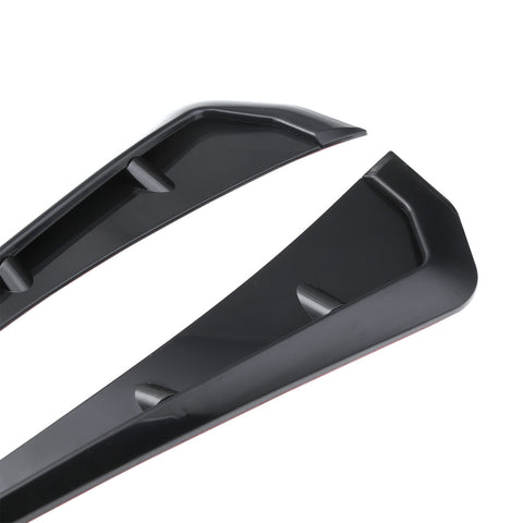 For Honda Civic 2016-2021 Glossy Black Fender Vent Air Wing Overlay Cover Trims