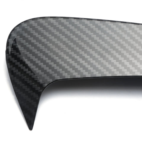 Carbon Fiber Pattern Rear Bumper Air Vent Spoiler Splitter Canard Insert Cover Trim Fit For Mercedes Benz W205 C-Class 2 Door Coupe C43 AMG C180 C200 C300 2017 2018 2019 2020