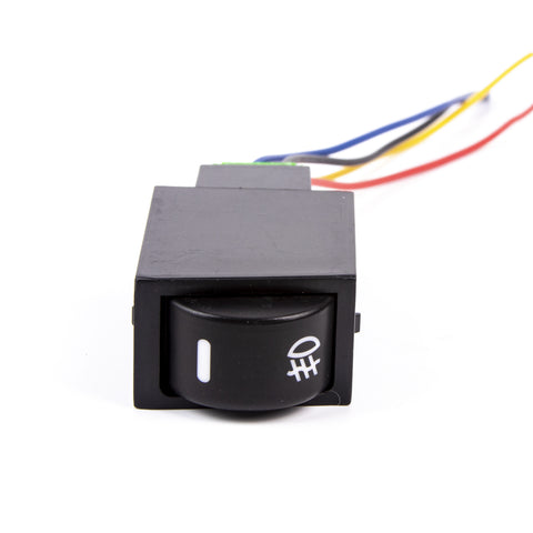 4-Pole Fog Light Push Button Switch w/Wiring Pigtails For Scion FR-S Subaru BRZ