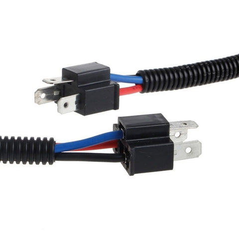 H4 9003 Wiring Harness Headlight Socket Heavy Duty Ceramic Connector for Fog Light Headlight
