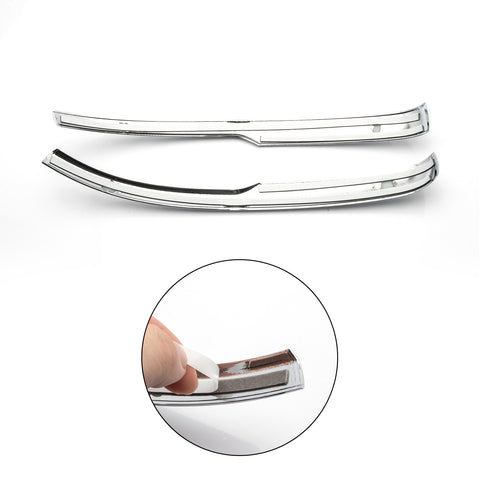 2pcs ABS Chrome Rear View Side Door Mirror Strip Cover Trim for Honda Accord 2018-2019