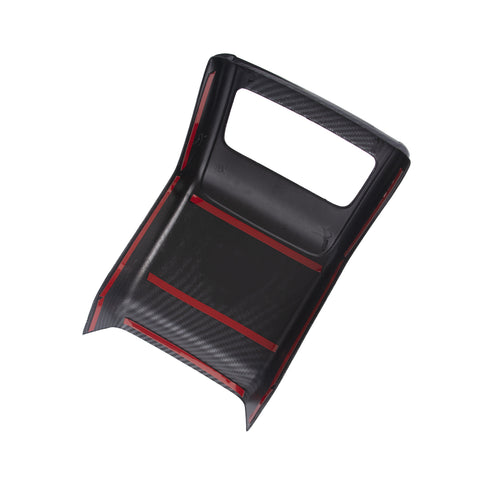 Carbon Fiber Texture AC Air Vent Outlet Rear Center Cover Trim For Honda Accord 2018 2019 2020 10th Generation