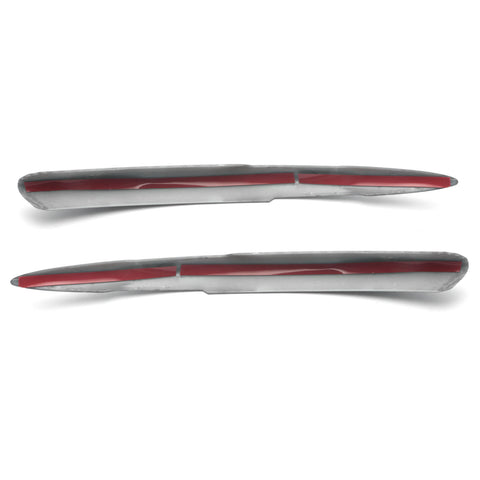 2pcs ABS Carbon Fiber Rear Fog Light Reflector Molding Trim For Honda Civic 2016 2017 2018 2019 2020 10th Sedan Decoration