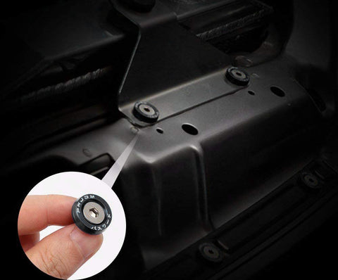 Blue / Black / Red / Gold / Purple / Silver Fender Bumper Washer Bolt, CNC Finishing Washer Engine Bay Screw Dress Up Fastener Kit