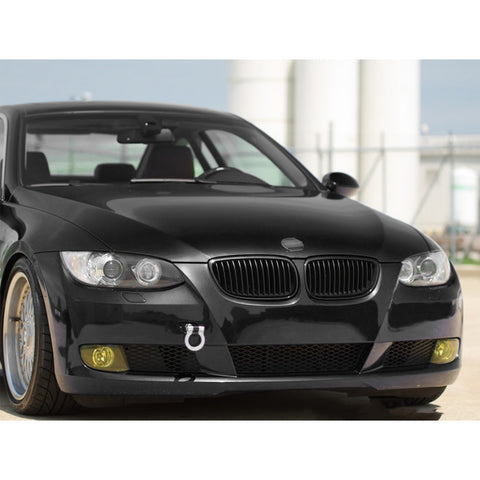 Silver CNC Euro Racing Style Tow Hook For BMW 1 3 5 Series X5 X6 Mini Cooper R55