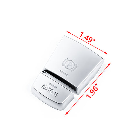 Electronic Handbrake Button Cover Car Parking Brake Switch Button Sticker Handbrake Parking AUTO H Button Frame Cap Trim for BMW F10 F07 X3 F25 X4 F26 X5 F15 X6 F16