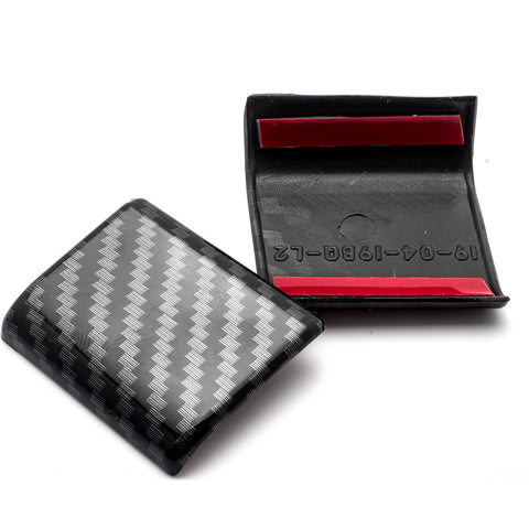 6pcs Real Carbon Fiber Inner Door Handle Bowl Frame Trim Window Switch Panel Cover Decor for Tesla Model 3 2017-2021