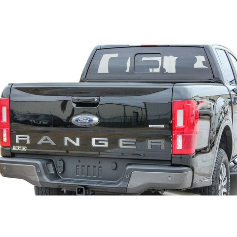 Matte Black / Red / White / Silver Rear Trunk Tailgate Vinyl Decal Insert Letter Sticker for Ford Ranger 2019