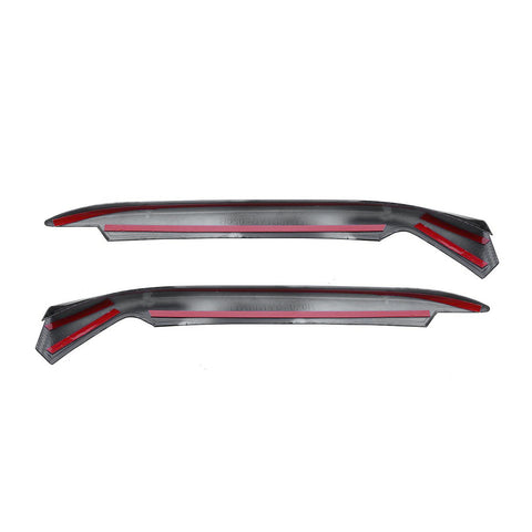 ABS Chrome / Carbon Fiber Style Front Fog Light Cover Trim Fog Lamp Eyebrow Eyelid Molding for Honda Accord 10th 2018 2019 2020