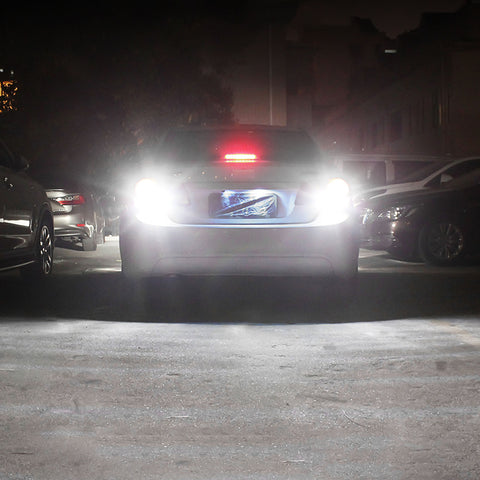 2x T15 921 Canbus Error Free Xenon 6000K LED Strobe Backup Reverse Light Bulbs