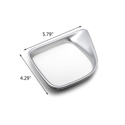 1pcs ABS Chrome Car Interior Cup Holder Panel Frame Cover Trim for Toyota RAV4 2016-2018