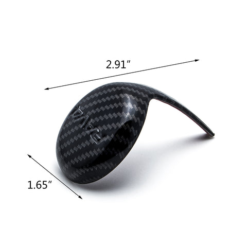 ABS Carbon Fiber Car Interior Center Console Gear Shift Knob Cover Trim for Toyota RAV4 2013-2018