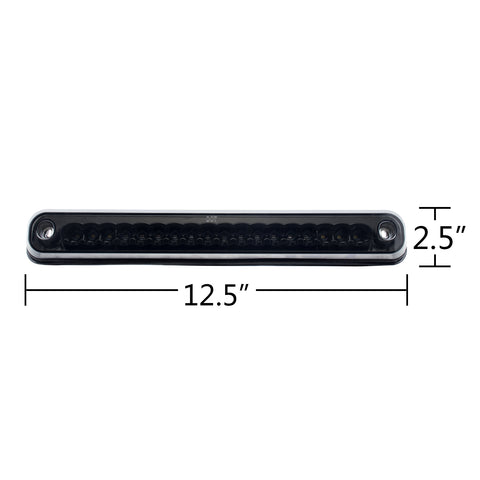 LED 3rd Brake Light High Mount Stop Tail Cargo Lamp Smoked Lens for Chevy C1500 K1500 Silverado 1988-1998