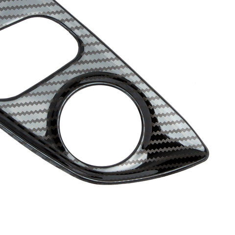 Carbon Fiber Texture Stainless Steel Seat Handle Panel Cover For Toyota Camry 2018-2024