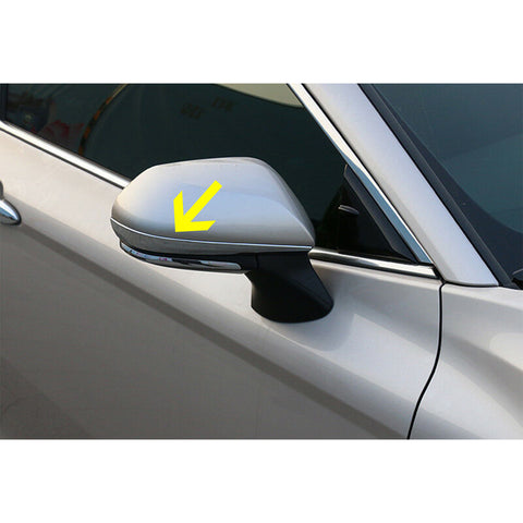 2pcs ABS Chrome Car Side Mirror Trim Rearview Mirror Protective Strip for Toyota Camry 2018-2024